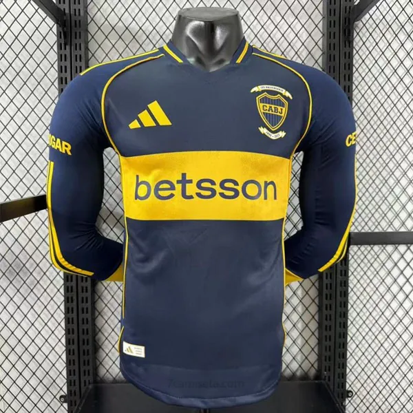 Boca Juniors Manga larga de la 1ª Equipación 2025-2026 Versión Jugador Benefíciate este ofertón amigo