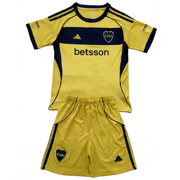 Niños Boca Juniors Camiseta de la 2ª Equipación 2025-2026 Precio inmejorable