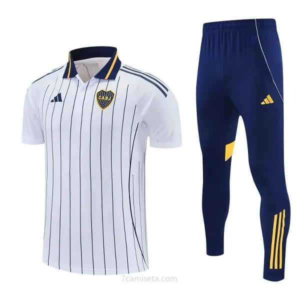 Boca Juniors POLO de la Especial Equipación 2026-2027 Blanco Gangaza transparente