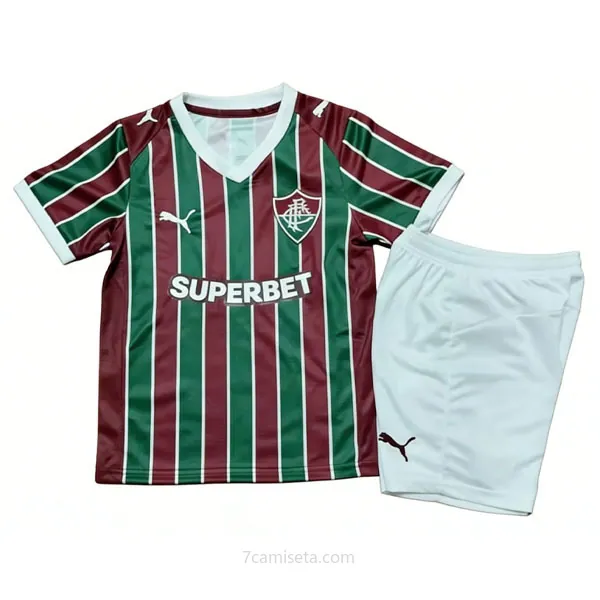 Niños Fluminense Camiseta de la 1ª Equipación 2026-2027 Liquidación alucinante con devolución gratis