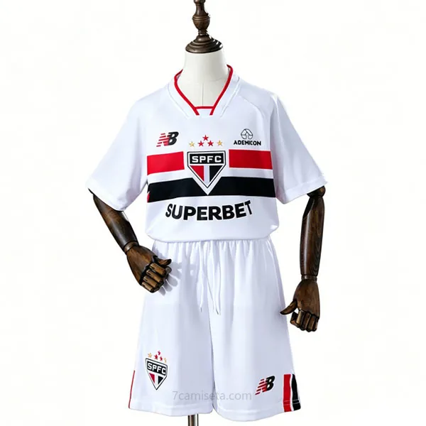 Niños São Paulo Camiseta de la 1ª Equipación 2026-2027 Cógelo con devolución gratis