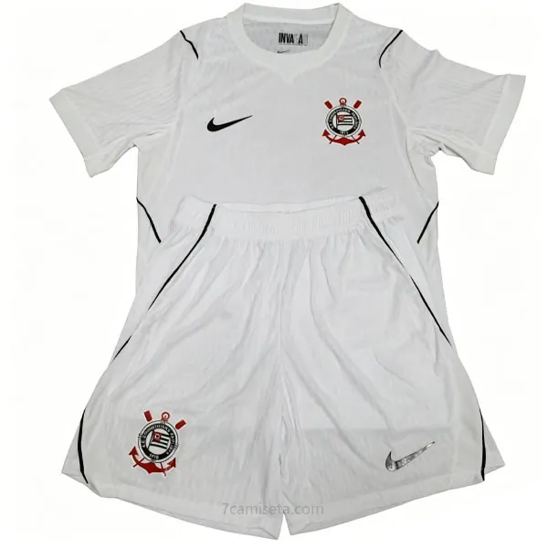 Niños Corinthians Camiseta de la 1ª Equipación 2026-2027 Versión Jugador Preciaso, aprovéchala ya