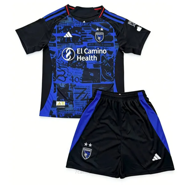 Niños SJ Earthquakes Camiseta de la 1ª Equipación 2025-2026 ¡¡Vaya divino rebajón antes de que se acabe!
