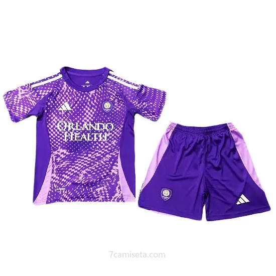Niños Orlando City SC Camiseta de la 1ª Equipación 2025-2026 Ahorro barato solo hoy