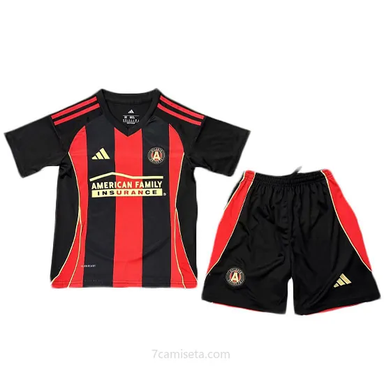 Niños Atlanta United Camiseta de la 1ª Equipación 2025-2026 Preciaco económico de risa