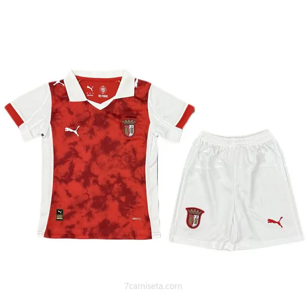 Niños Braga Camiseta de la 1ª Equipación 2025-2026 Corre a por él este preciaso alucinante