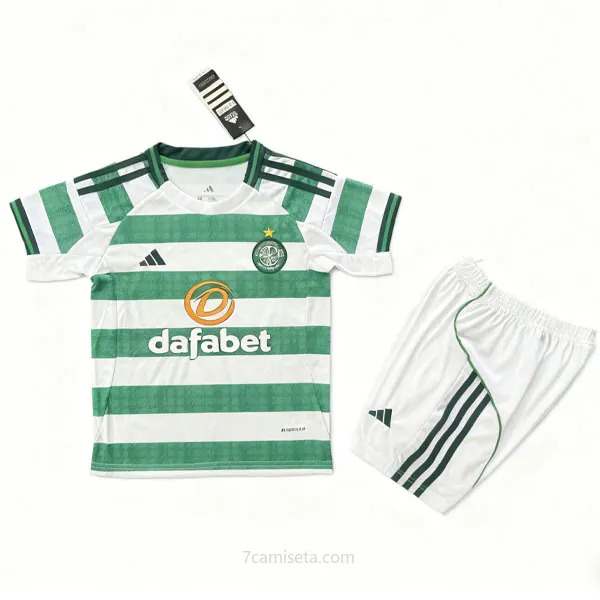 Niños Celtic Camiseta de la 1ª Equipación 2025-2026 ¿¡Menudo/a precio?