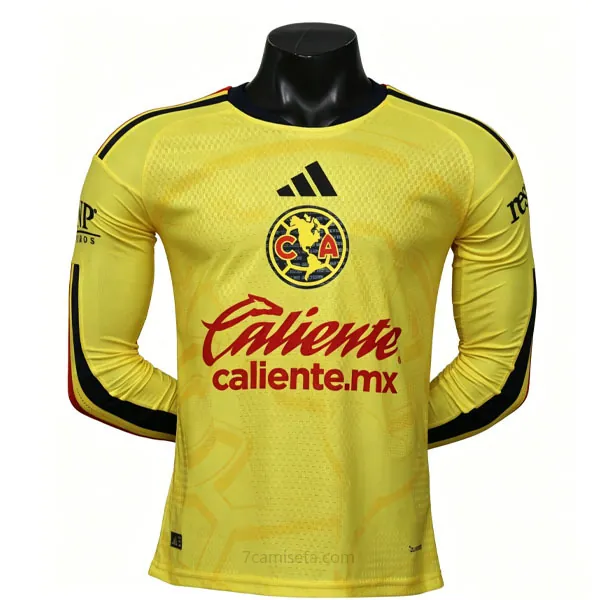 Club América Manga larga de la 1ª Equipación 2026-2027 Versión Jugador No lo pienses antes de que se acabe