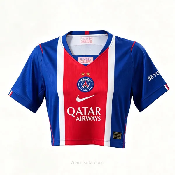 Mujer Paris St. Germain Camiseta de la 1ª Equipación 2026-2027 Corto 2 estrellas Sensacional preciaso, reserva sin intermediarios