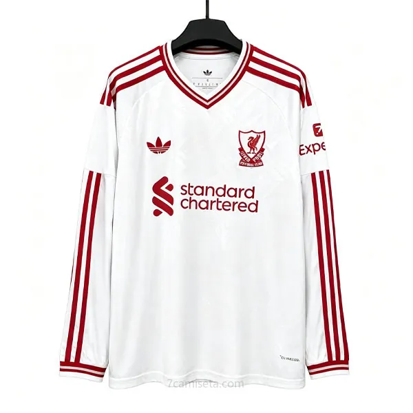 Liverpool Manga larga de la 2ª Equipación 2026-2027 Adquiere este preciaso fabuloso