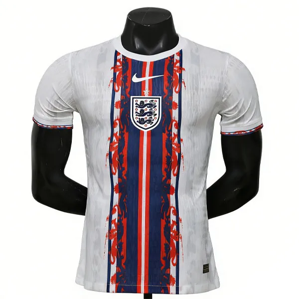 Inglaterra Camiseta de la Especial Equipación 2026-2027 Versión Jugador Blanco Rebajón, benefíciate