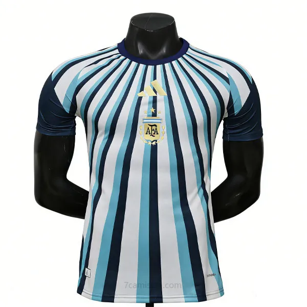Argentina Camiseta de la Pre-partido Equipación 2026-2027 Versión Jugador ¡¡Ni te imaginas demencial rebaja hasta fin de existencias!