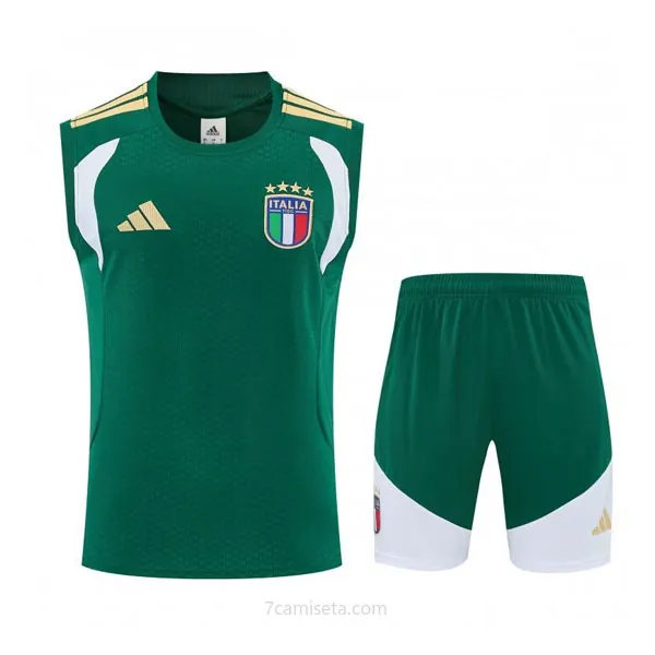 Italia Sin Mangas de la Especial Equipación 2026-2027 verde Benefíciate este rebaja económico