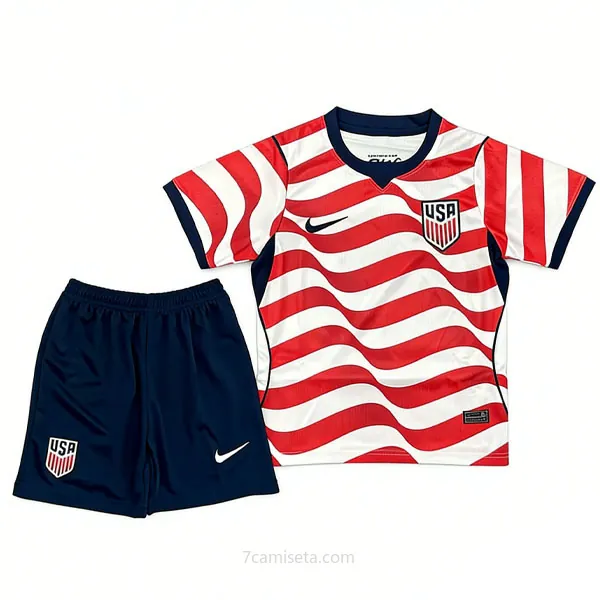 Niños Estados Unidos Camiseta de la 1ª Equipación 2026-2027 ¡¡Qué ganga, paga menos!