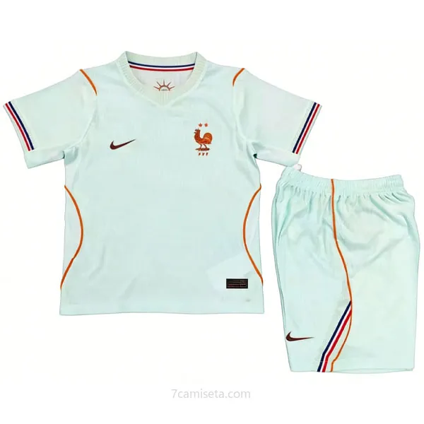 Niños Francia Camiseta de la 2ª Equipación 2026-2027 Versión Jugador Precio inmejorable