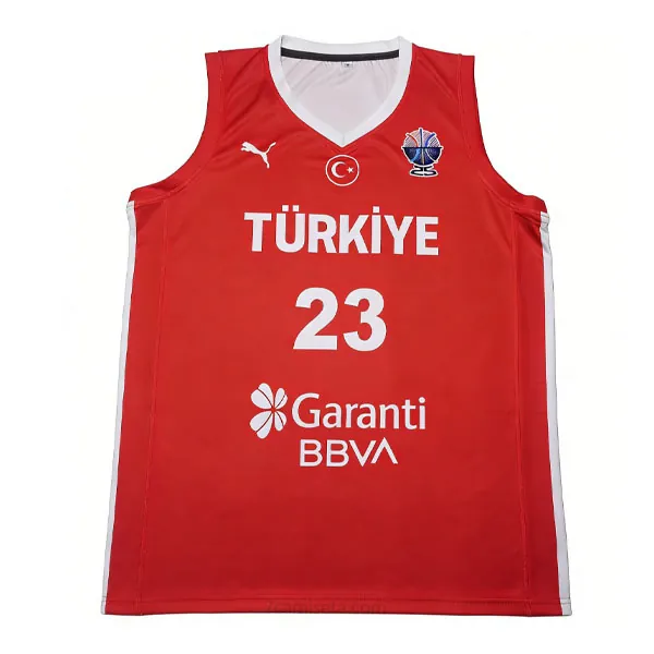 Turquía Camiseta de baloncesto la 1ª Equipación 2025-2026 Gasta menos sin intermediarios