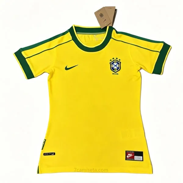 Mujer Brasil Camiseta de la 1ª Equipación 1998-1999 ¡¡Ni te imaginas regalado gangaza de risa!