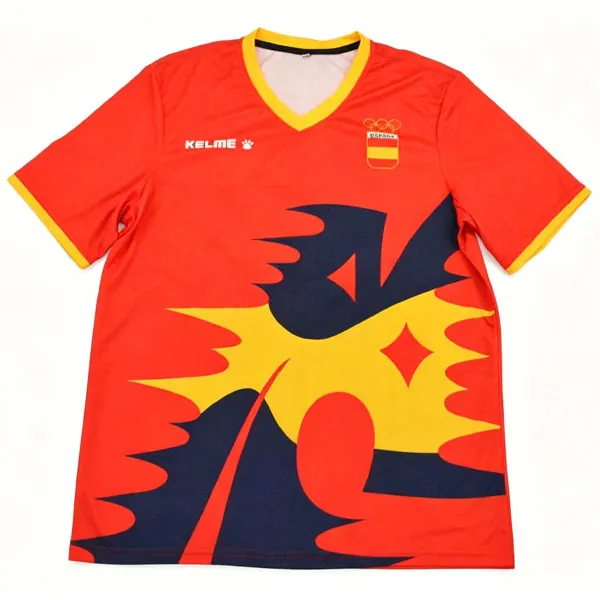 España Camiseta de la 1ª Equipación 1992-1993 Olympics No lo pienses este gangaza divino