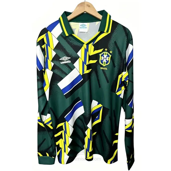 Brasil Portero Manga larga de la 1ª Equipación 1994-1995 Llévatelo este oferta divino