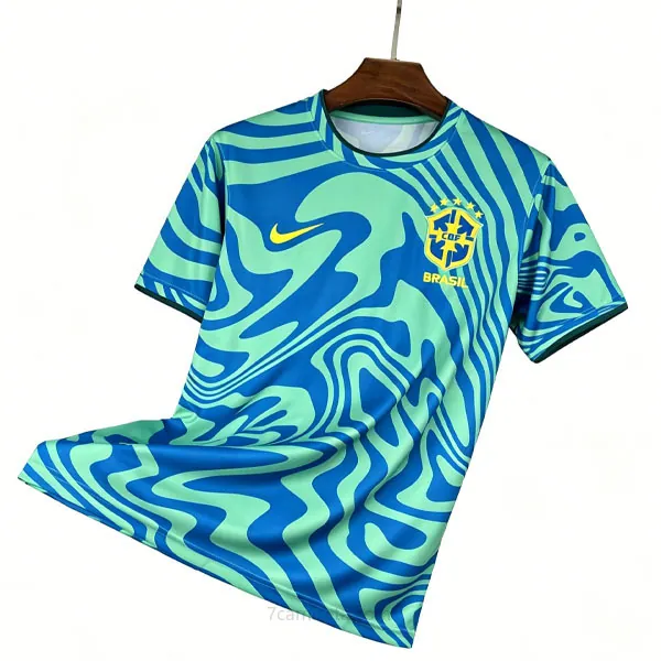 Brasil Camiseta de la Pre-partido Equipación 2026-2027 Liquidación alucinante sin intermediarios