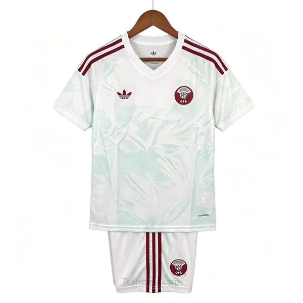 Niños Qatar Camiseta de la 2ª Equipación 2026-2027 Bicoca asequible hasta fin de existencias