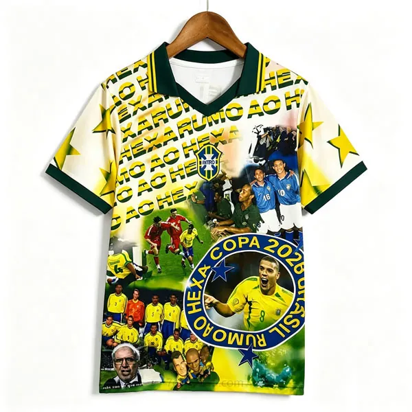Brasil Camiseta de la Especial Equipación 2026-2027 Sexto título Razonable chollazo, aprovéchalo de colección