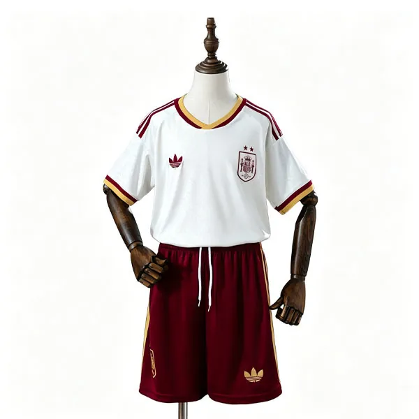 Niños España Camiseta de la 2ª Equipación 2026-2027 2 estrellas Justo saldazo, no lo pienses de derribo