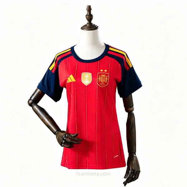 Mujer España Camiseta de la 1ª Equipación 2026-2027 2 estrellas ¡¡Vaya preciaso, corre a por él!