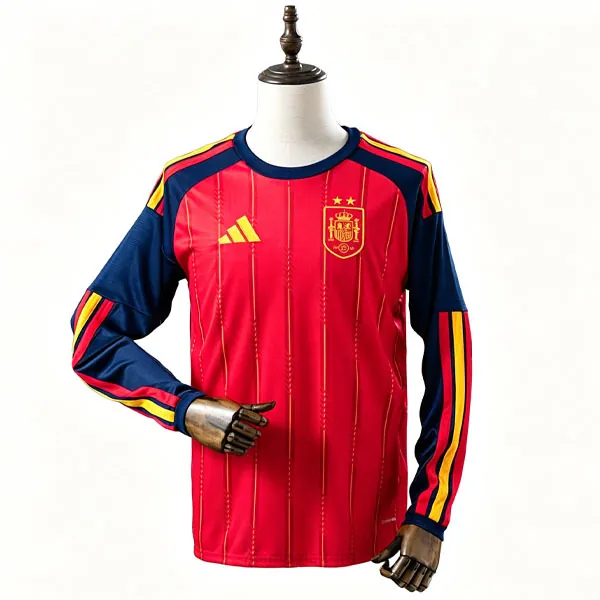España Manga larga de la 1ª Equipación 2026-2027 2 estrellas ¡¡Cómo oferta, corre a por él!