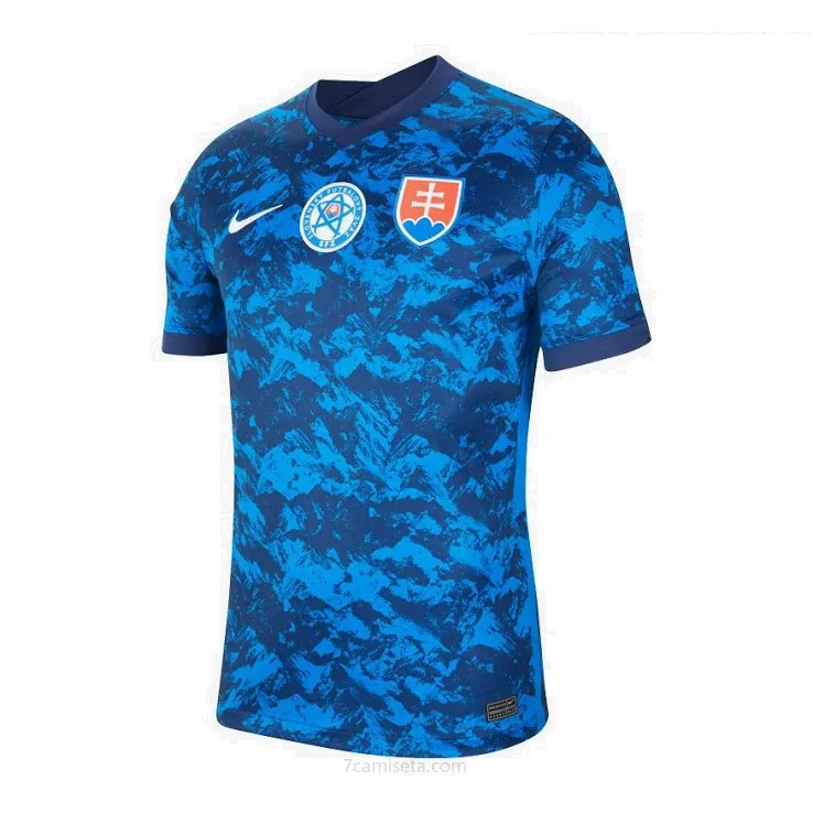 Camiseta Eslovaquia 1ª 2020 Azul Consigue sin intermediarios