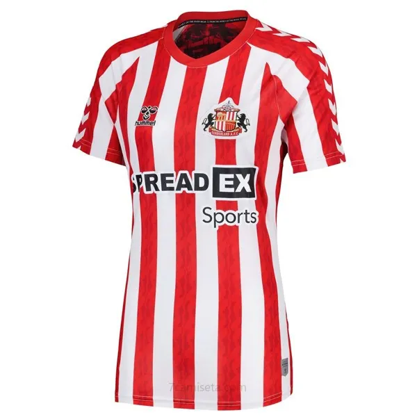 Camiseta Sunderland AFC Replica Primera Ropa 2024/25 Preciaco increíble de la temporada