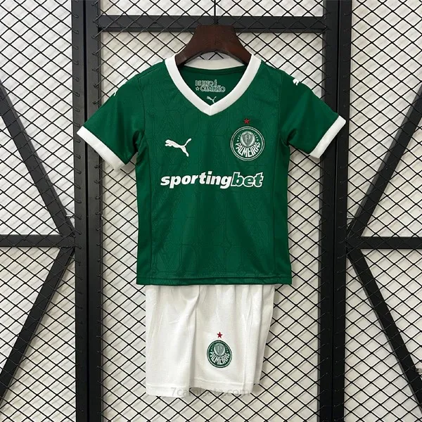 Camiseta Palmeiras Replica Primera Ropa Niño 2025/26 Bestia bicoca, dispara de derribo