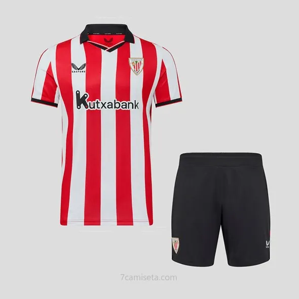 Camiseta Athletic Bilbao Replica Primera Ropa Niño 2025/26 Preciaco, pide ahora