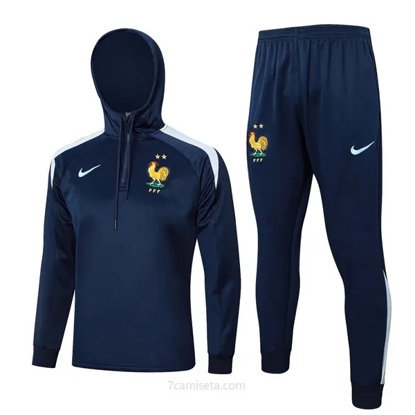 Chandal Con Capucha Francia 2024/25 Azul 6 Saldo económico hasta fin de existencias