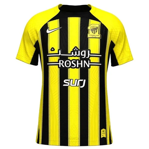 Camiseta Al-Ittihad FC Replica Primera Ropa 2024/25 Ridículo liquidación, aprovéchalo de campeonato