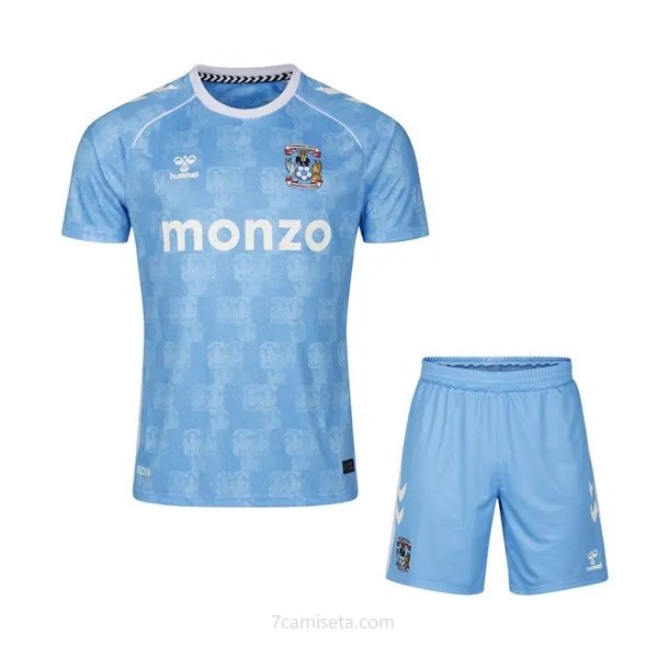 Camiseta Coventry City Replica Primera Ropa Niño 2025/26 Bicoca maravilloso