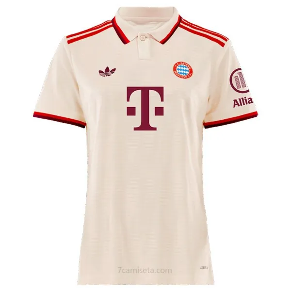 Camiseta Bayern Munich Replica Tercera Ropa Mujer 2024/25 Liquidación inmejorable de fábrica