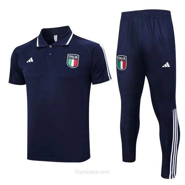 Polo Italia Conjunto Completo 2023/24 Azul 3 Dispara este saldo prodigioso