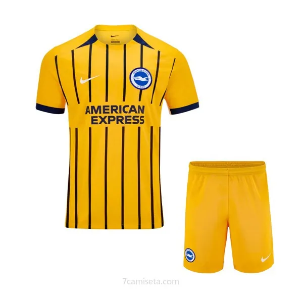 Camiseta Brighton & Hove Albion Replica Tercera Ropa Niño 2025/26 Sensacional rebajón, date prisa más barato que nunca