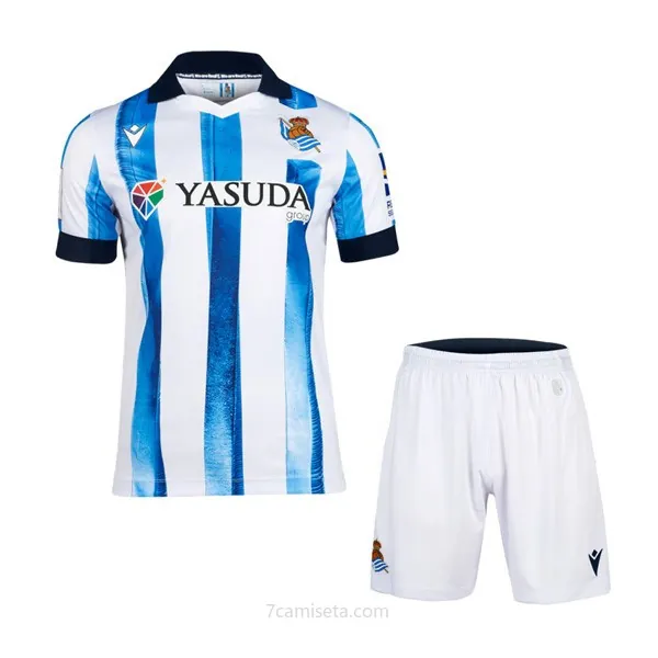 Camiseta Real Sociedad Replica Primera Ropa Niño 2023/24 Celestial chollazo, no lo dejes escapar por tiempo limitado