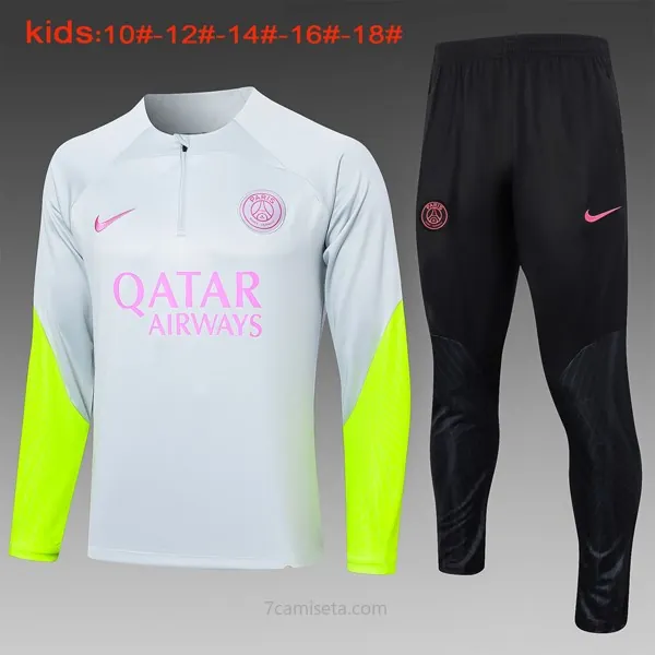 Ninos Sudadera De Training PSG 2024/25 Gris Rosa ¡¡Cómo económico descuento de fábrica!