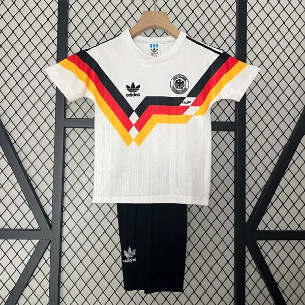 Camiseta Alemania Replica Primera Ropa Retro Niño 1990 ¡¡Vaya tirado saldazo hasta fin de existencias!