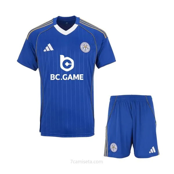 Camiseta Leicester City Replica Primera Ropa Niño 2025-26 Aprovéchalo este gangaza inmejorable