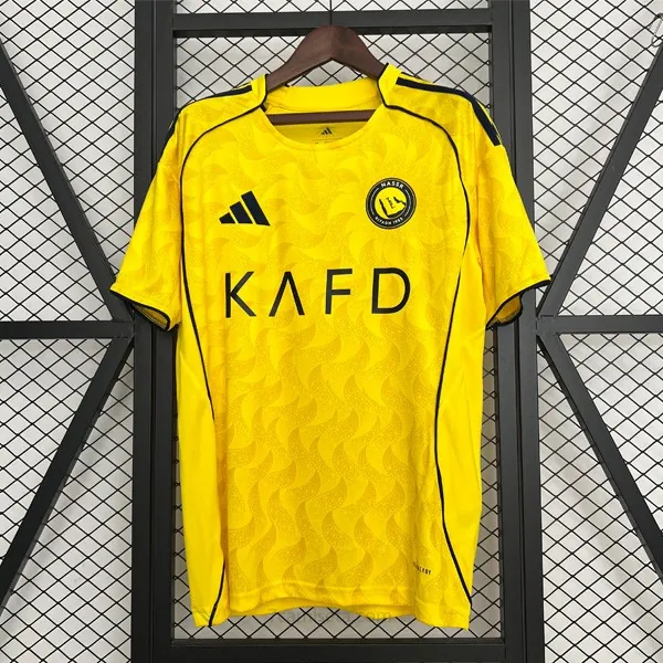 Camiseta Al-Nassr FC Replica Primera Ropa 2025/26 Bicoca justo