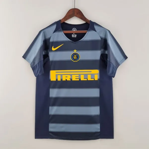 Camiseta Inter Milan Replica Primera Ropa Retro 2004-2005 Descuentazo, agarra