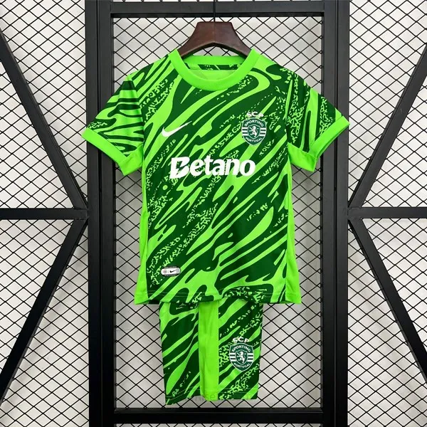 Camiseta Sporting Lisbon Goalkeeper Niño 2025/26 Verde Llévatelo solo hoy