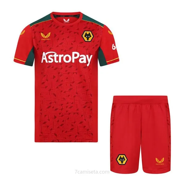 Camiseta Wolves Replica Primera Ropa Niño 2023/24 Chollazo, no lo pienses