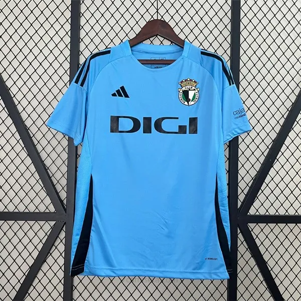 Camiseta Burgos Replica Segunda Ropa 2024/25 ¡¡Qué chollo, dispara!