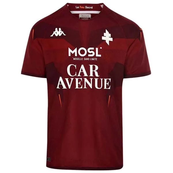 Camiseta FC Metz Replica Primera Ropa 2022-2023 Preciaso irrisorio