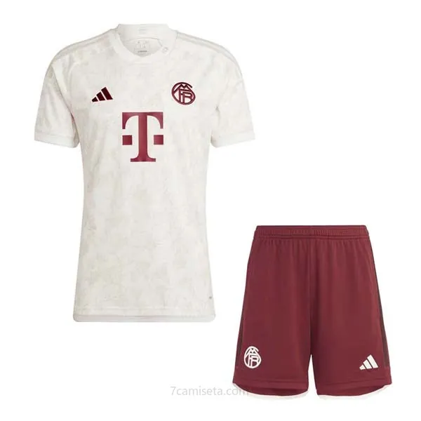 Camiseta Bayern Munich Replica Tercera Ropa Niño 2023/24 ¡¡Vaya espectacular liquidación calidad asegurada!